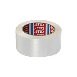 Nastro imballo in plastica riciclata bianco h. mm50x66mt