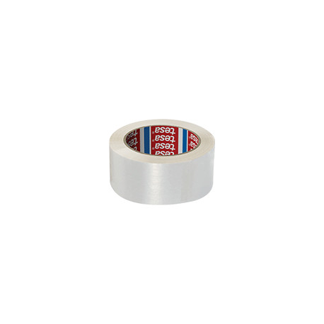 Nastro imballo in plastica riciclata bianco h. mm50x66mt