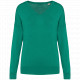 Pullover donna scollo a V ecosostenibile in lyocell SP921 Spasso