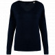 Pullover donna scollo a V ecosostenibile in lyocell SP921 Spasso