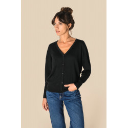 Cardigan donna ecosostenibile in lyocell SP922 Spasso