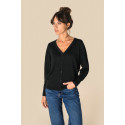 Cardigan donna ecosostenibile in lyocell SP922 Spasso