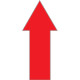 Conf. 20 frecce adesive SAFE IN in PVC dimensioni 100x65 mm col. ROSSO