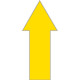Conf. 20 frecce adesive SAFE IN in PVC dimensioni 100x65 mm col. GIALLO