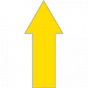 Conf. 20 frecce adesive SAFE IN in PVC dimensioni 100x65 mm col. GIALLO