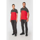 Polo unisex bicolore ecosostenibile maniche corte WK210 WK. Designed To Work