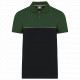 Polo unisex bicolore ecosostenibile maniche corte WK210 WK. Designed To Work