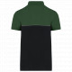 Polo unisex bicolore ecosostenibile maniche corte WK210 WK. Designed To Work