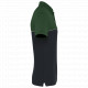 Polo unisex bicolore ecosostenibile maniche corte WK210 WK. Designed To Work