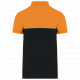 Polo unisex bicolore ecosostenibile maniche corte WK210 WK. Designed To Work