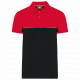 Polo unisex bicolore ecosostenibile maniche corte WK210 WK. Designed To Work