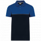 Polo unisex bicolore ecosostenibile maniche corte WK210 WK. Designed To Work
