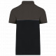 Polo unisex bicolore ecosostenibile maniche corte WK210 WK. Designed To Work