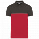 Polo unisex bicolore ecosostenibile maniche corte WK210 WK. Designed To Work
