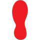 Conf. 20 orme adesive SAFE IN in PVC dimensioni 240x90 mm colore ROSSO