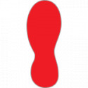 Conf. 20 orme adesive SAFE IN in PVC dimensioni 240x90 mm colore ROSSO