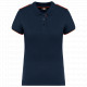 Polo donna Day To Day a contrasto maniche corte WK271 WK. Designed To Work
