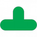 Conf. 10 delimitatori ades. pallet a T SAFE IN dim. 300x200mm col. VERDE