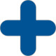 Conf. 10 delimitatori ades. pallet a X SAFE IN dim. 300x300mm col. BLU
