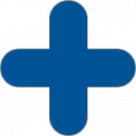 Conf. 10 delimitatori ades. pallet a X SAFE IN dim. 300x300mm col. BLU