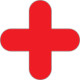 Conf. 10 delimitatori ades. pallet a X SAFE IN dim. 300x300mm col. ROSSO