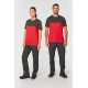 T-shirt unisex bicolore ecosostenibile maniche corte WK304 WK. Designed To Work