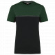T-shirt unisex bicolore ecosostenibile maniche corte WK304 WK. Designed To Work