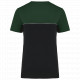 T-shirt unisex bicolore ecosostenibile maniche corte WK304 WK. Designed To Work