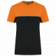 T-shirt unisex bicolore ecosostenibile maniche corte WK304 WK. Designed To Work
