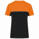 T-shirt unisex bicolore ecosostenibile maniche corte WK304 WK. Designed To Work