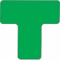 Confezione 20 connettori a "T" poliestere adesivo colore VERDE