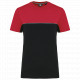 T-shirt unisex bicolore ecosostenibile maniche corte WK304 WK. Designed To Work
