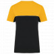T-shirt unisex bicolore ecosostenibile maniche corte WK304 WK. Designed To Work