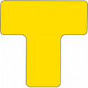 Confezione 20 connettori a "T" poliestere adesivo colore GIALLO
