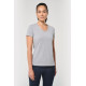 T-shirt ecosostenibile antibatterica con scollo a V donna WK317 WK. Designed To Work