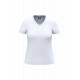 T-shirt ecosostenibile antibatterica con scollo a V donna WK317 WK. Designed To Work