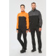 Felpa unisex ecosostenibile con collo con zip WK404 WK. Designed To Work