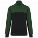 Felpa unisex ecosostenibile con collo con zip WK404 WK. Designed To Work