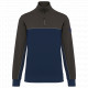 Felpa unisex ecosostenibile con collo con zip WK404 WK. Designed To Work