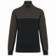 Felpa unisex ecosostenibile con collo con zip WK404 WK. Designed To Work