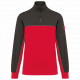 Felpa unisex ecosostenibile con collo con zip WK404 WK. Designed To Work