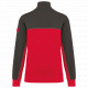 Felpa unisex ecosostenibile con collo con zip WK404 WK. Designed To Work