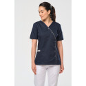 Blusa donna in policotone con automatici WK506 WK. Designed To Work