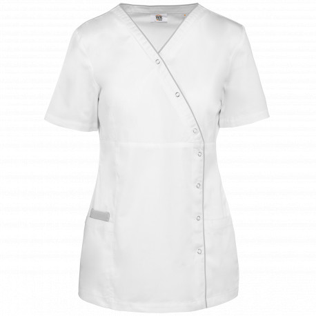 Blusa donna in policotone con automatici WK506 WK. Designed To Work