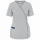 Blusa donna in policotone con automatici WK506 WK. Designed To Work