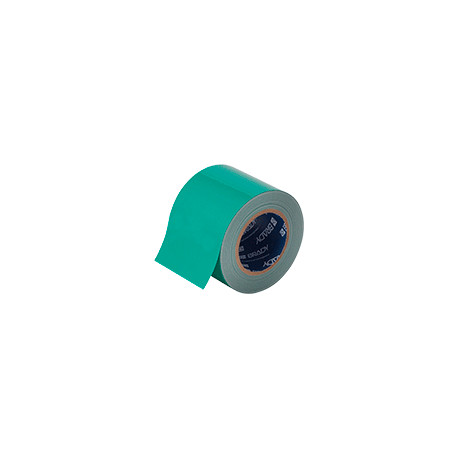 Nastro adesivo VERDE in poliestere H mm 100x30 mt spessore mm 0,20