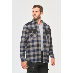 Camicia uomo a quadri con tasche WK520 WK. Designed To Work