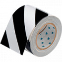 Nastro adesivo BIANCO/NERO in poliestere H mm 100x30 mt spess. mm 0,20