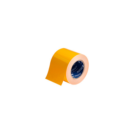 Nastro adesivo GIALLO in poliestere H mm 100x30 mt spessore mm 0,20
