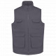 Gilet unisex in policotone multitasche imbottito WK607 WK. Designed To Work